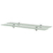 Flytende hyller 2 stk glass 70x10 cm 8 mm