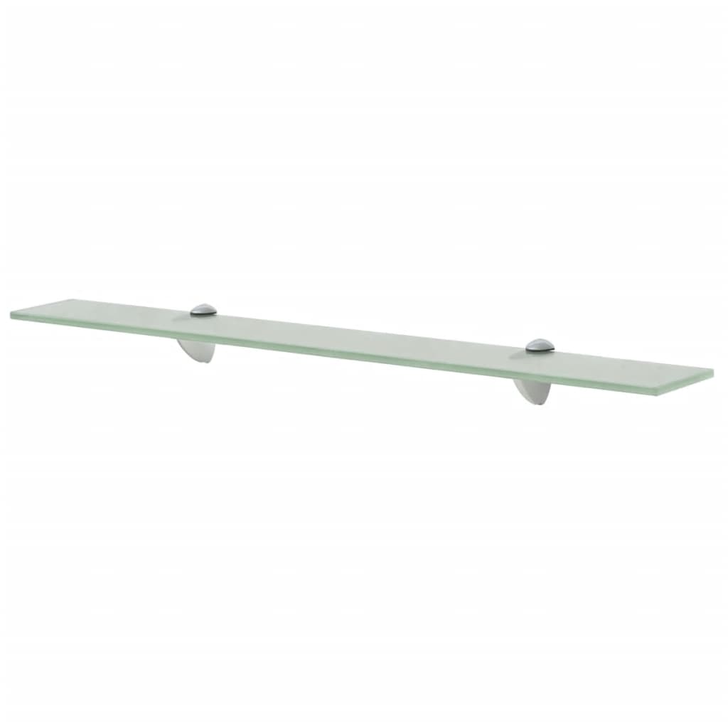 Flytende hyller 2 stk glass 70x10 cm 8 mm