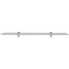 Flytende hyller 2 stk glass 70x10 cm 8 mm