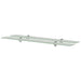 Flytende hyller 2 stk glass 90x10 cm 8 mm