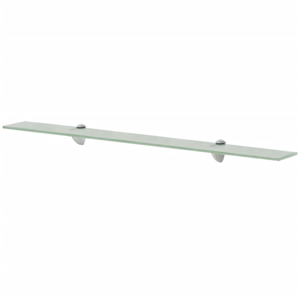 Flytende hyller 2 stk glass 90x10 cm 8 mm