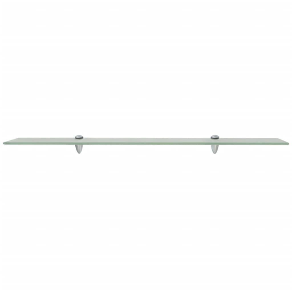 Flytende hyller 2 stk glass 90x10 cm 8 mm