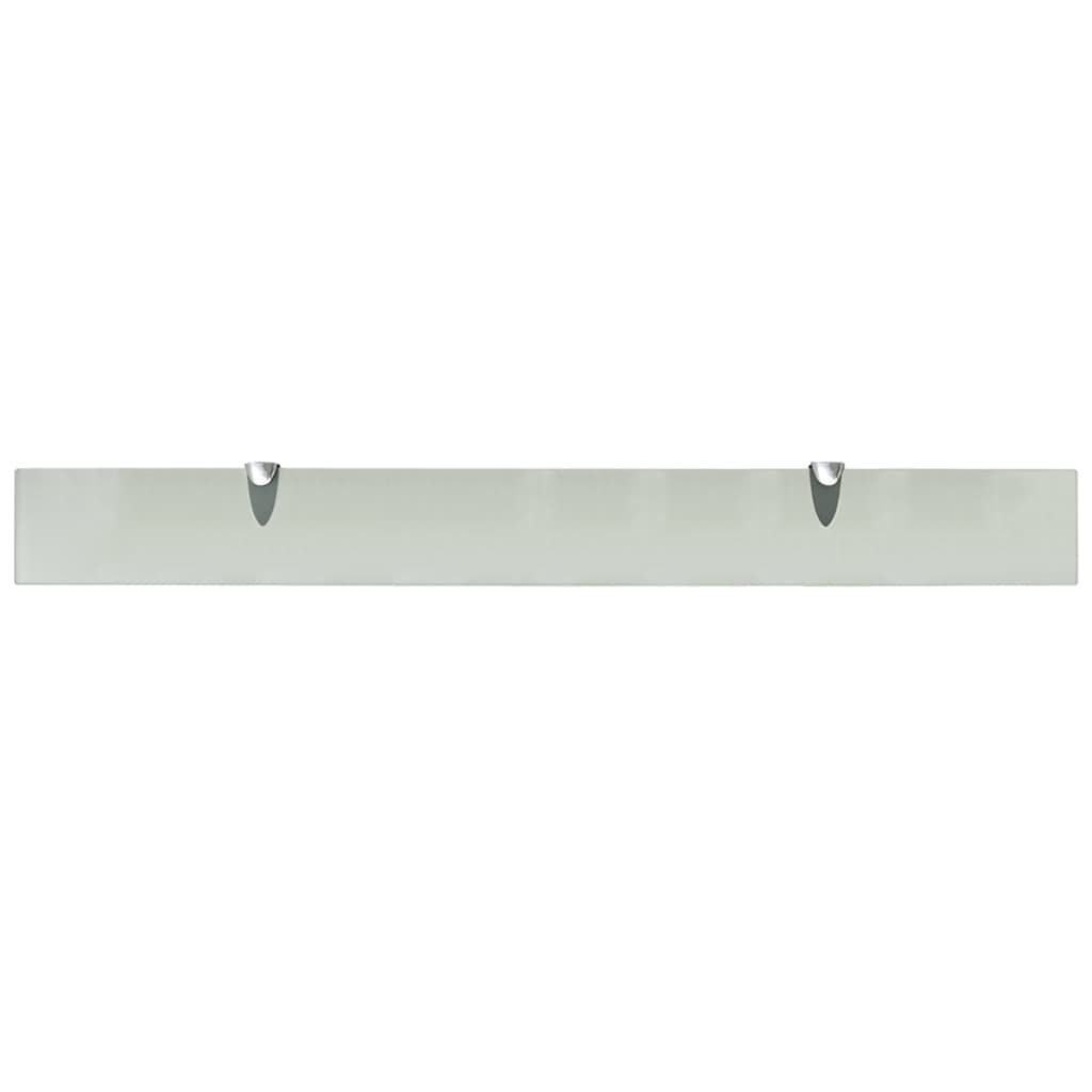 Flytende hyller 2 stk glass 90x10 cm 8 mm