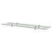 Flytende hyller 2 stk glass 100x10 cm 8 mm