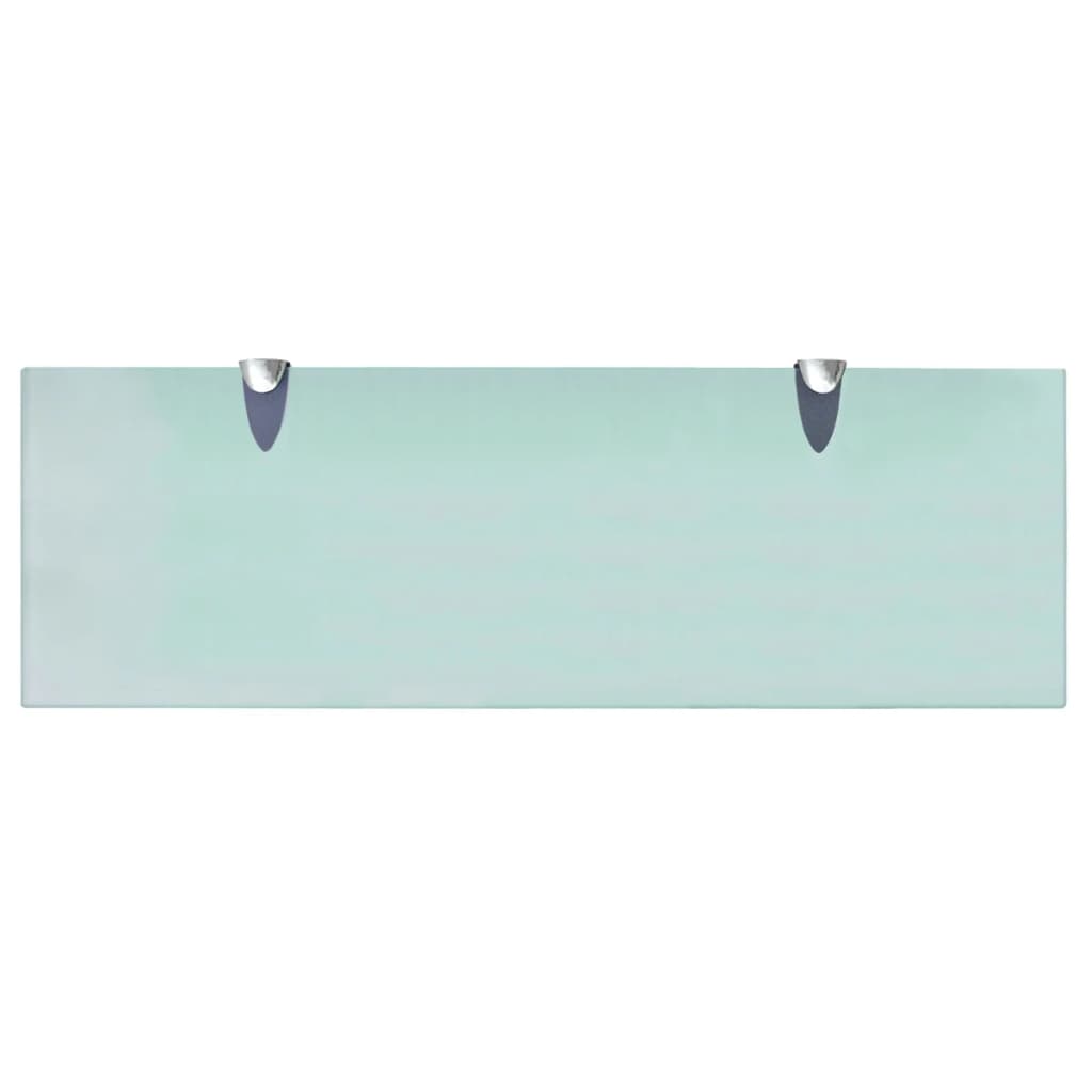 Flytende hyller 2 stk glass 60x20 cm 8 mm