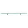 Flytende hyller 2 stk glass 70x20 cm 8 mm