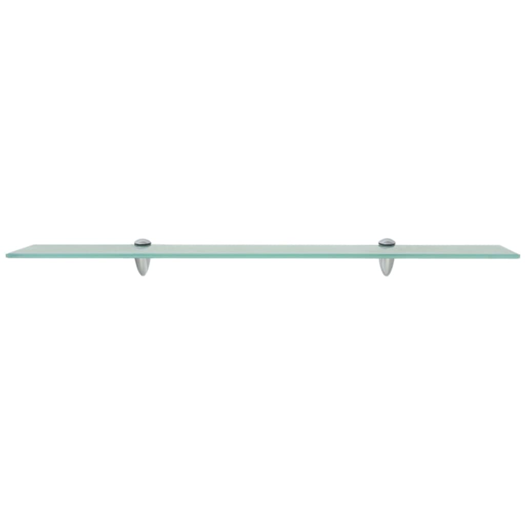 Flytende hyller 2 stk glass 80x20 cm 8 mm