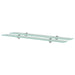 Flytende hyller 2 stk glass 90x20 cm 8 mm