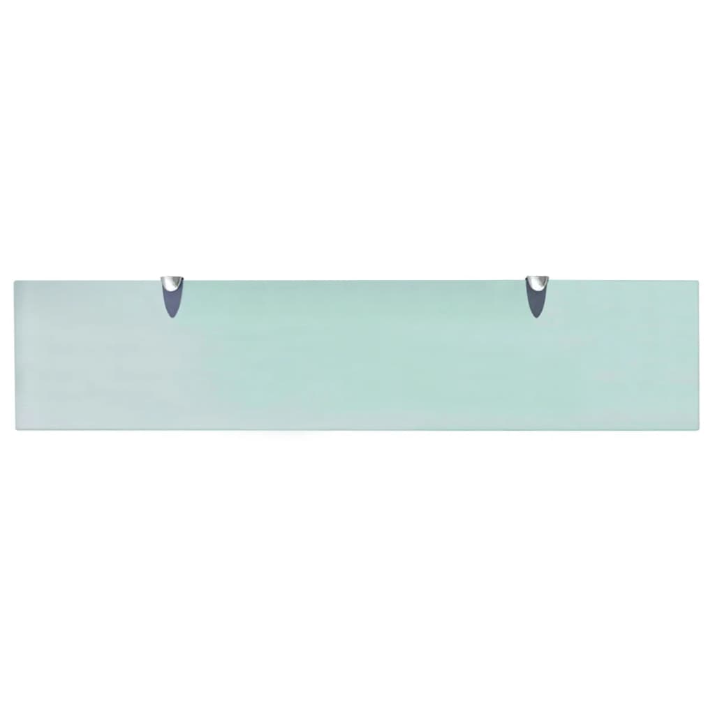 Flytende hyller 2 stk glass 90x20 cm 8 mm