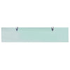 Flytende hyller 2 stk glass 90x20 cm 8 mm
