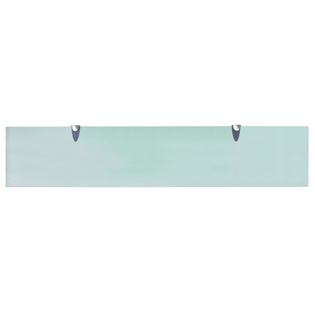 Flytende hyller 2 stk glass 100x20 cm 8 mm