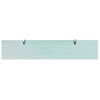 Flytende hyller 2 stk glass 100x20 cm 8 mm
