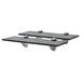 Flytende hyller 2 stk glass 30x20 cm 8 mm
