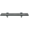 Flytende hyller 2 stk glass 30x20 cm 8 mm