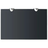 Flytende hyller 2 stk glass 30x20 cm 8 mm