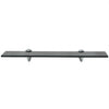 Flytende hyller 2 stk glass 50x20 cm 8 mm