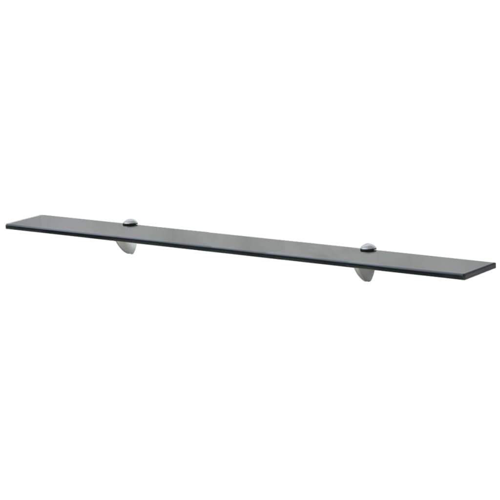 Flytende hyller 2 stk glass 90x20 cm 8 mm