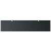 Flytende hyller 2 stk glass 90x20 cm 8 mm