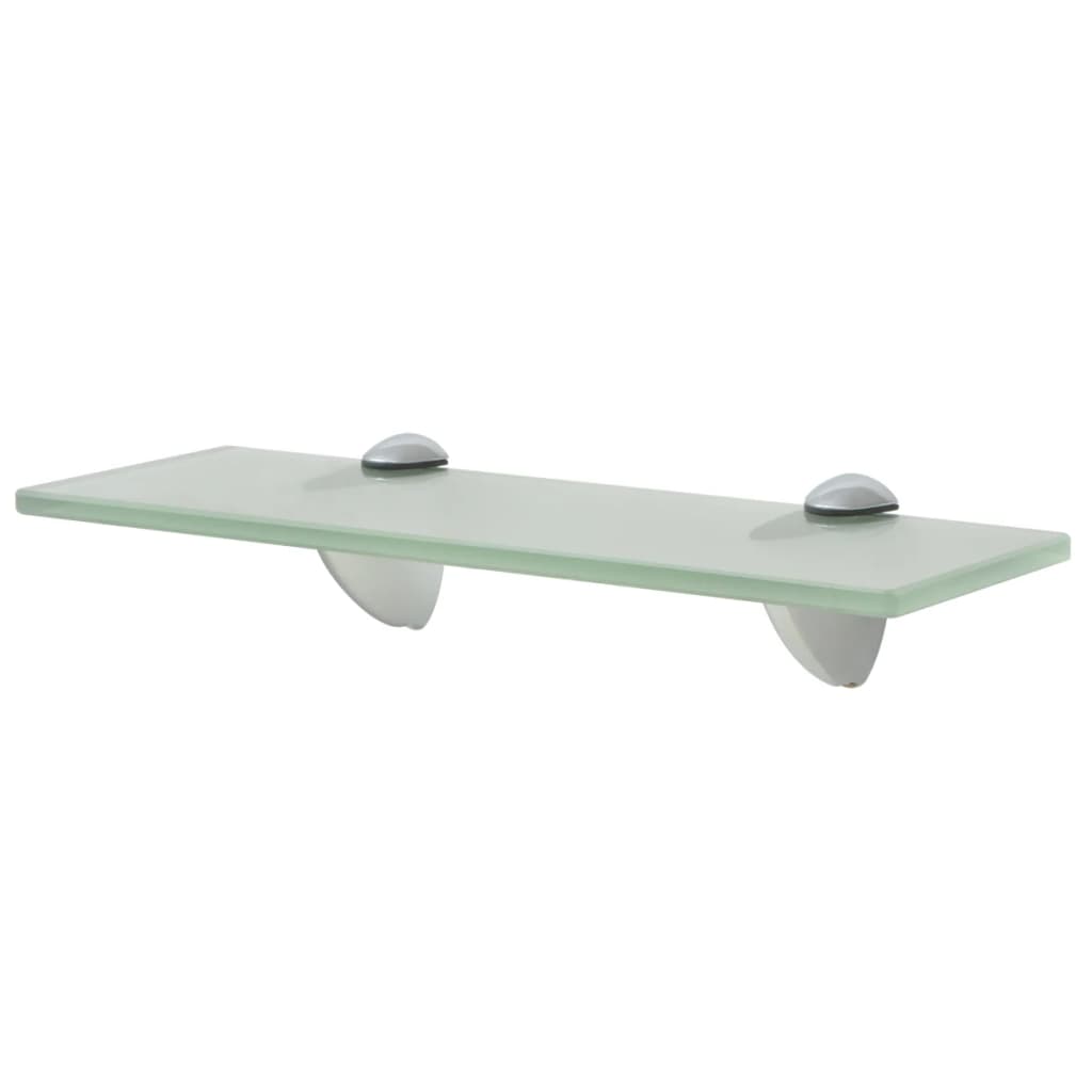 Flytende hyller 2 stk glass 30x20 cm 8 mm