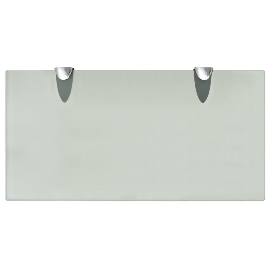 Flytende hyller 2 stk glass 40x20 cm 8 mm