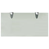 Flytende hyller 2 stk glass 40x20 cm 8 mm