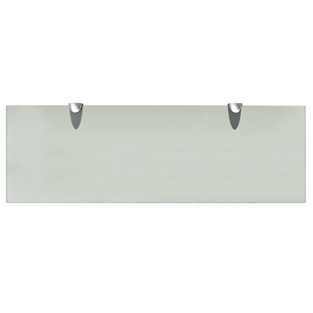 Flytende hyller 2 stk glass 60x20 cm 8 mm