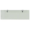 Flytende hyller 2 stk glass 60x20 cm 8 mm