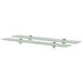 Flytende hyller 2 stk glass 70x20 cm 8 mm