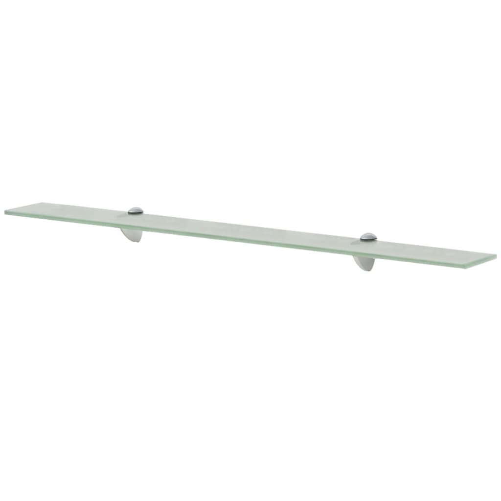 Flytende hyller 2 stk glass 90x20 cm 8 mm