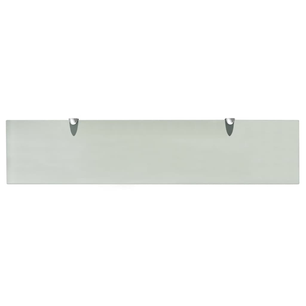 Flytende hyller 2 stk glass 90x20 cm 8 mm