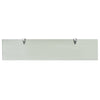 Flytende hyller 2 stk glass 90x20 cm 8 mm