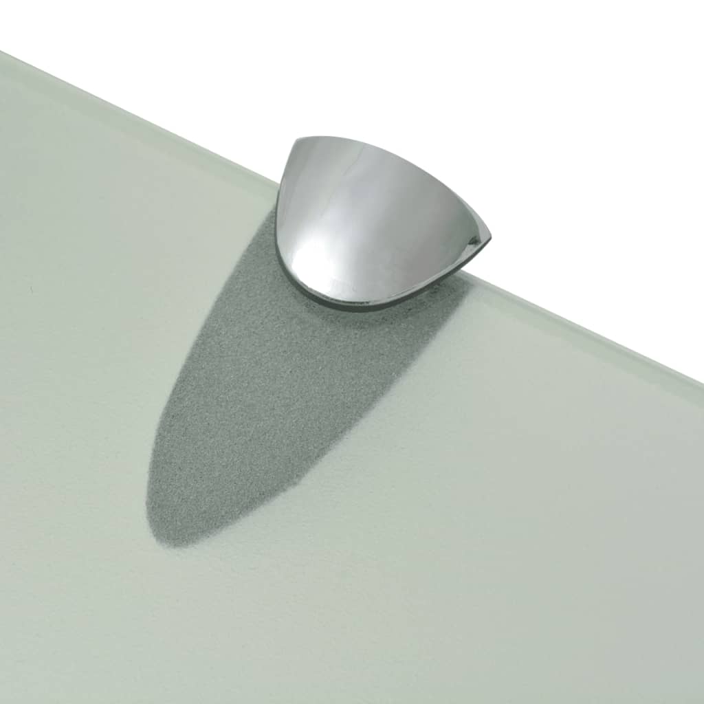 Flytende hyller 2 stk glass 90x20 cm 8 mm