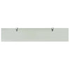 Flytende hyller 2 stk glass 100x20 cm 8 mm