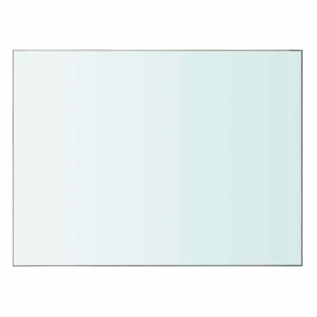 Hyllepaneler 2 stk klart glass 40x30 cm