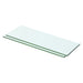 Hyllepaneler 2 stk klart glass 50x12 cm