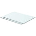 Hyllepaneler 2 stk klart glass 50x30 cm