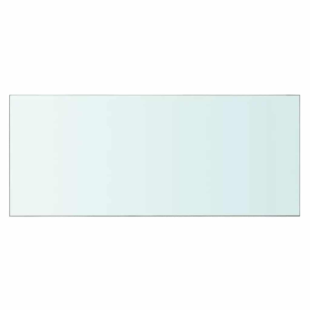 Hyllepaneler 2 stk klart glass 70x30 cm