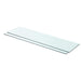 Hyllepaneler 2 stk klart glass 80x20 cm