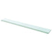 Hyllepaneler 2 stk klart glass 110x12 cm