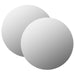 Veggspeil 2 stk 60 cm rundt glass