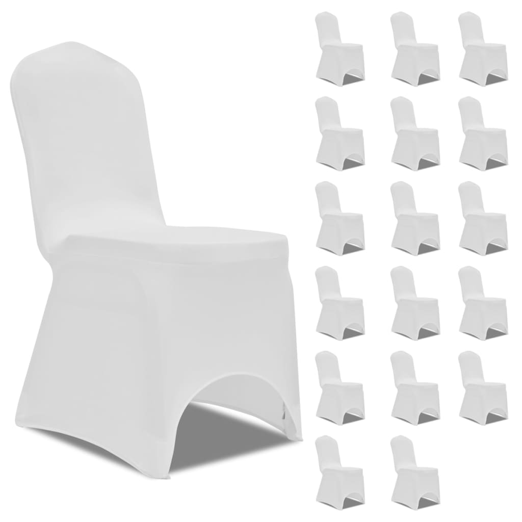 Stoltrekk elastisk hvit 18 stk