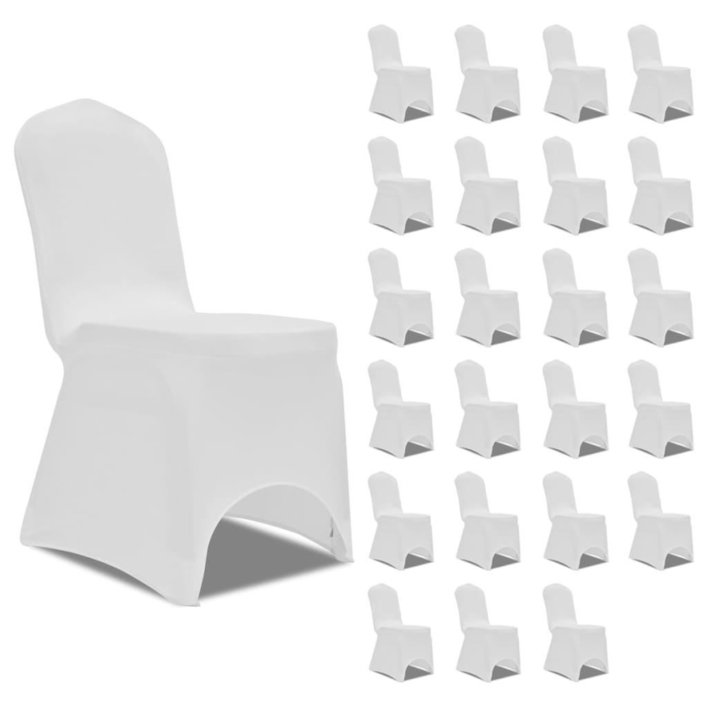 Stoltrekk elastisk hvit 24 stk