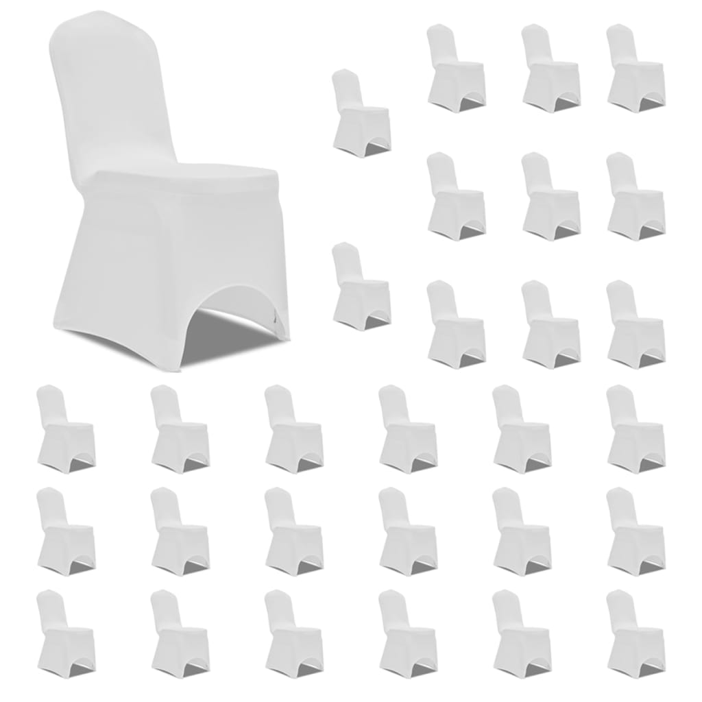 Stoltrekk elastisk hvit 30 stk