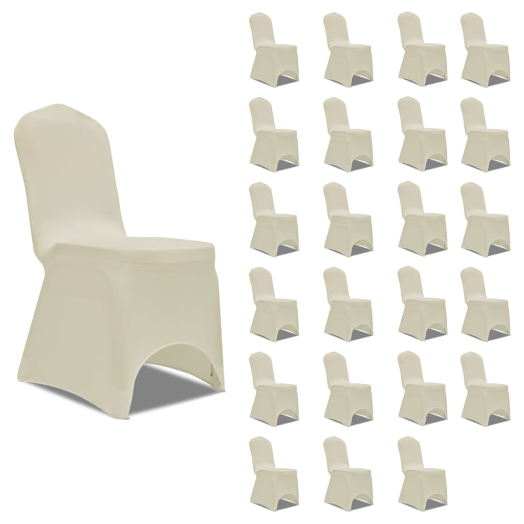 Stoltrekk elastisk kremhvit 24 stk