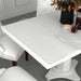 Bordbeskytter gjennomsiktig 180x90 cm 1,6 mm PVC vidaXL