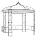 Paviljong 300x290 cm hvit rund