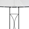Paviljong 300x290 cm hvit rund