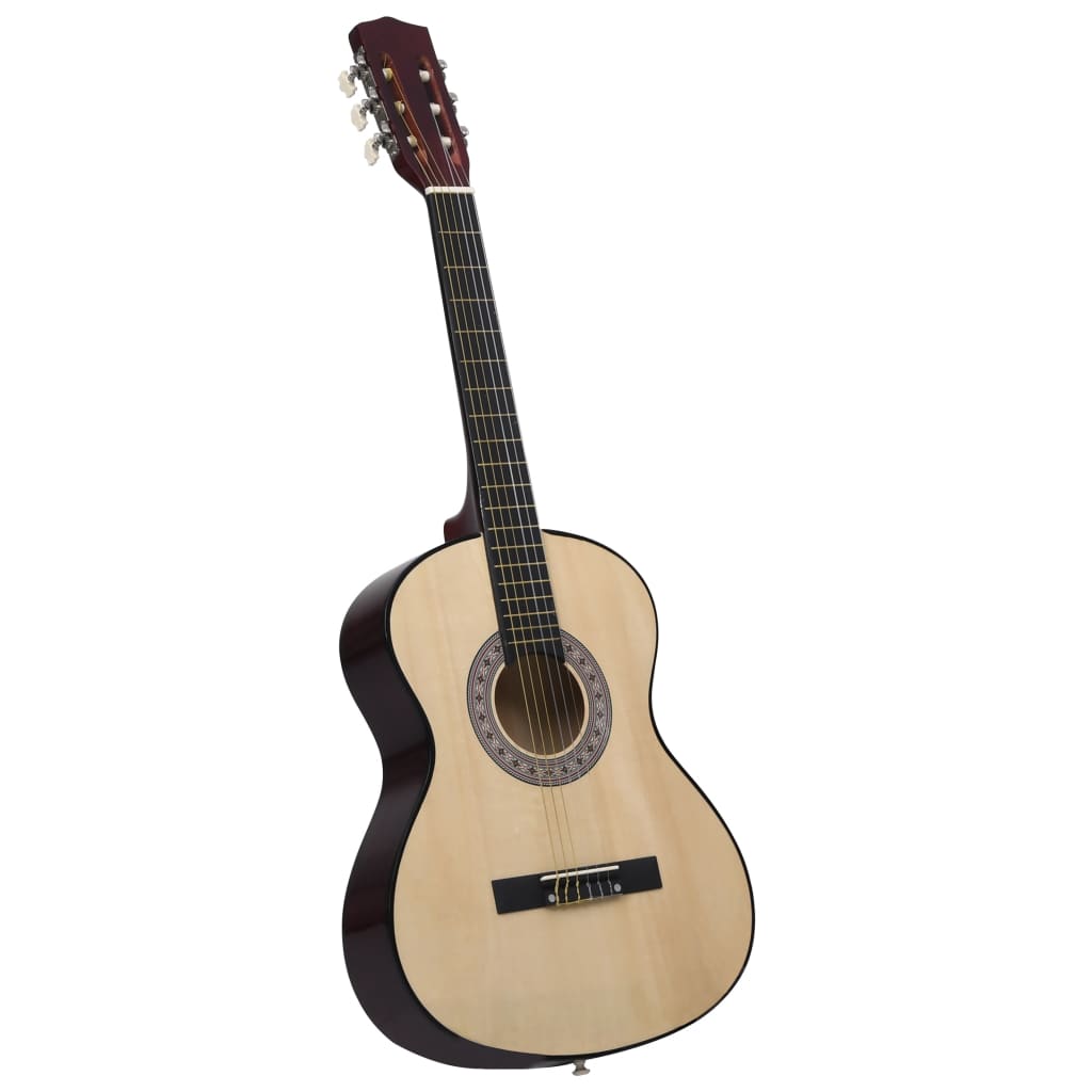 Klassisk gitar for nybegynnere 4/4 39" lind