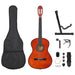 Klassisk gitar nybegynnersett 12 deler 4/4 39