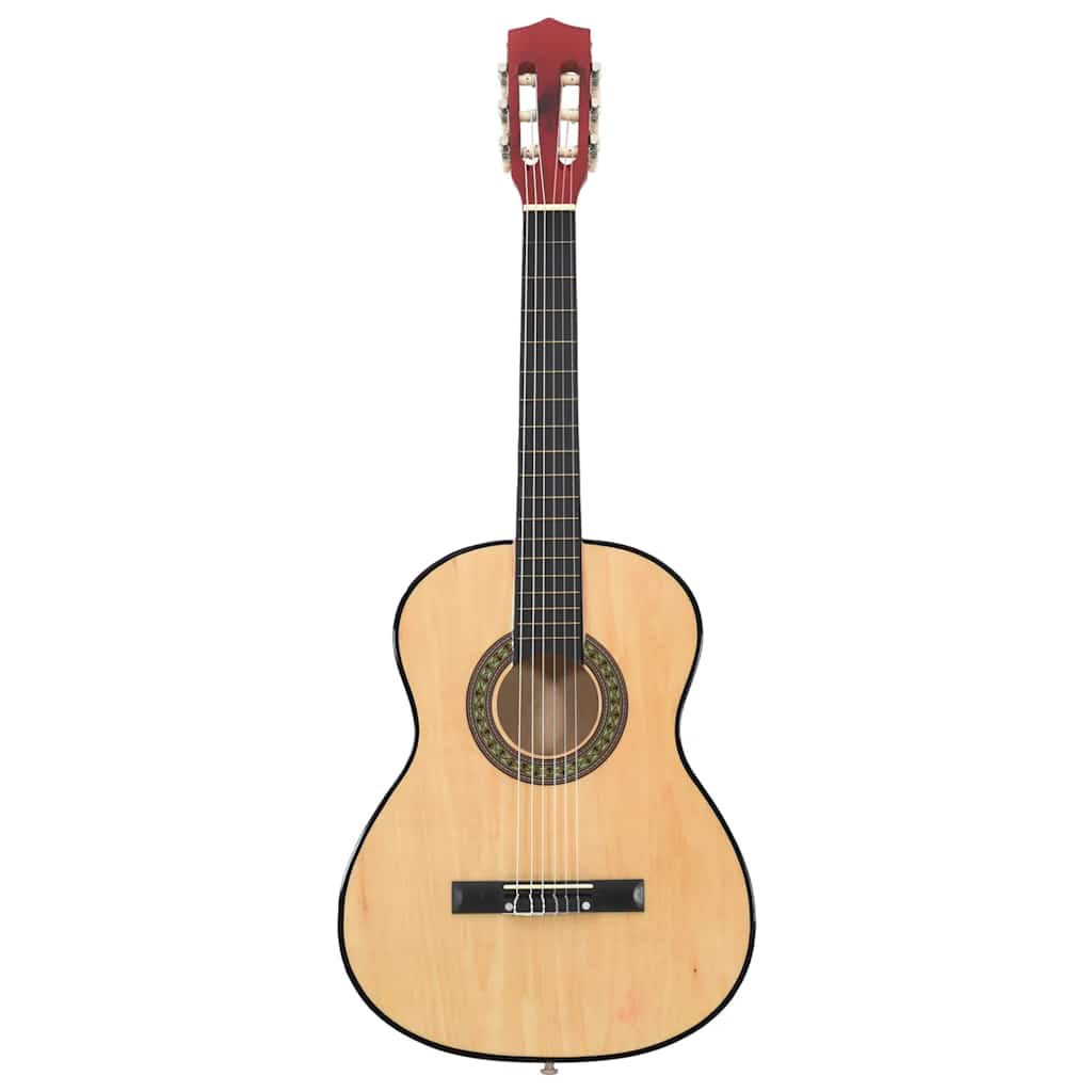 Klassisk gitar for nybegynnere og barn 3/4 36" lind